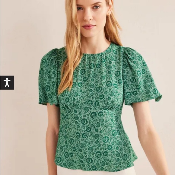 Going Green Flutter Sleeve Top main image 1